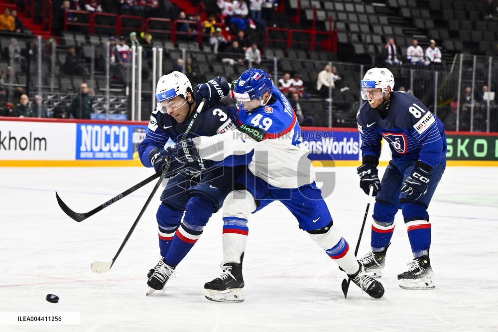 ICE HOCKEY WC SLOVAKIA-FRANCE