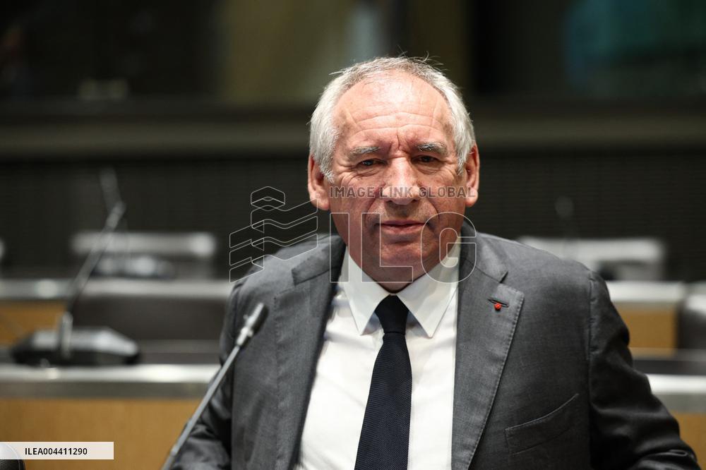 Hearing of Francois Bayrou at National Assembly - Paris