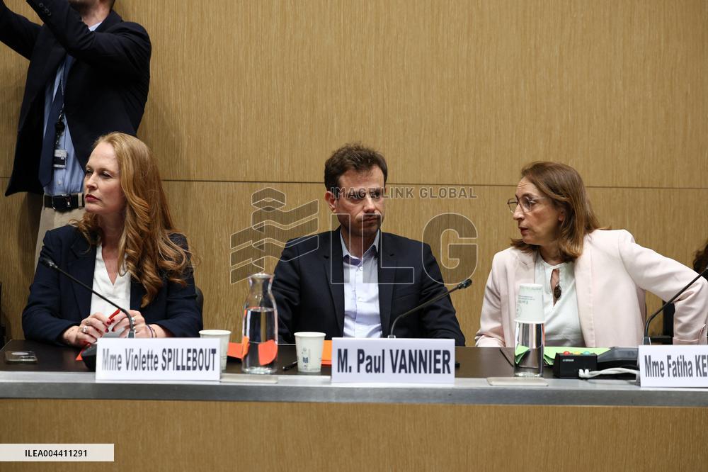Hearing of Francois Bayrou at National Assembly - Paris