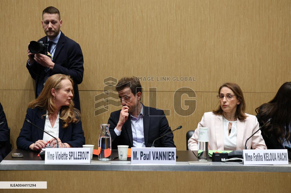 Hearing of Francois Bayrou at National Assembly - Paris