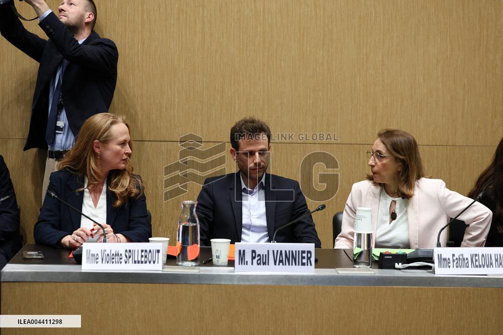 Hearing of Francois Bayrou at National Assembly - Paris