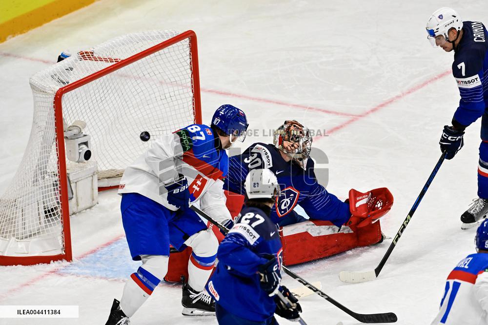 ICE HOCKEY WC SLOVAKIA-FRANCE