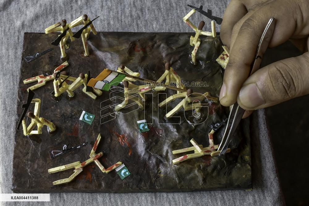 Art Work On Indian-Pakistan War - India