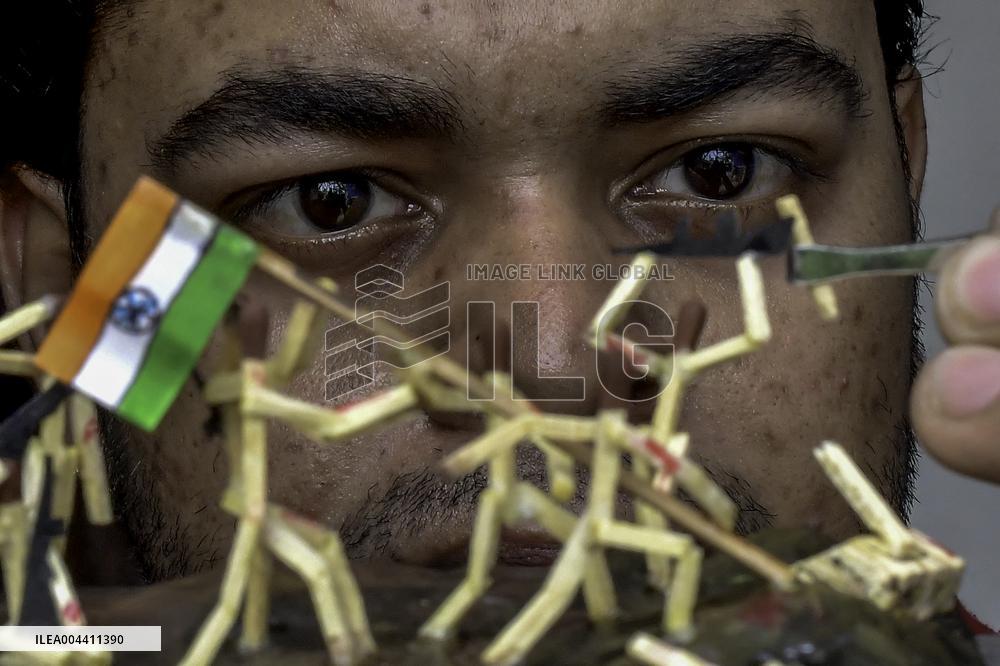 Art Work On Indian-Pakistan War - India