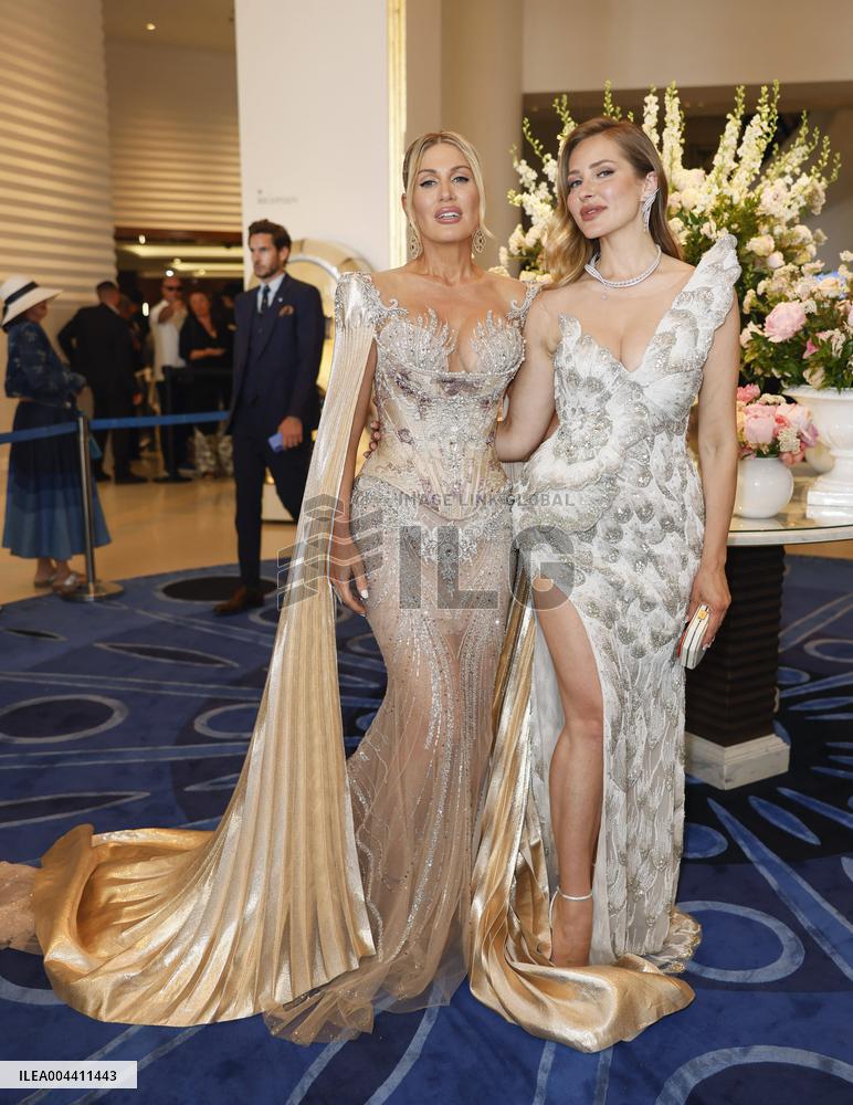 Cannes Hofit Golan, Ginta Biku are going out Hotel Martinez to attend a screening MP