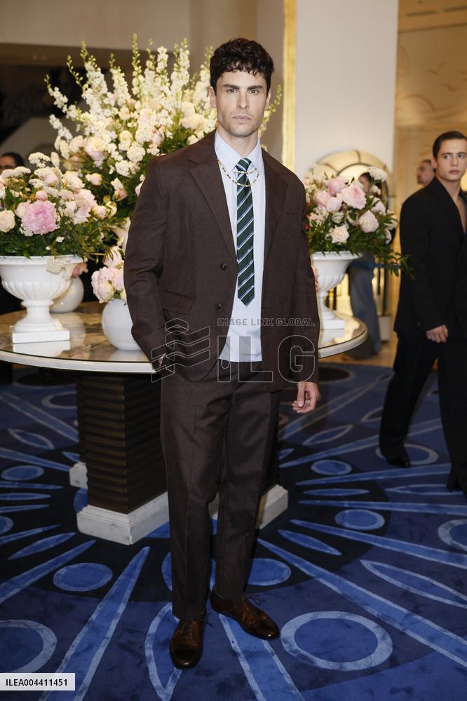 Cannes Baptiste Giabiconi is going out Hotel Martinez to attend a screening MP