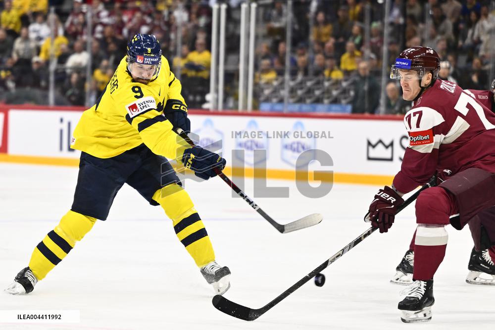 ICE HOCKEY WC LATVIA-SWEDEN