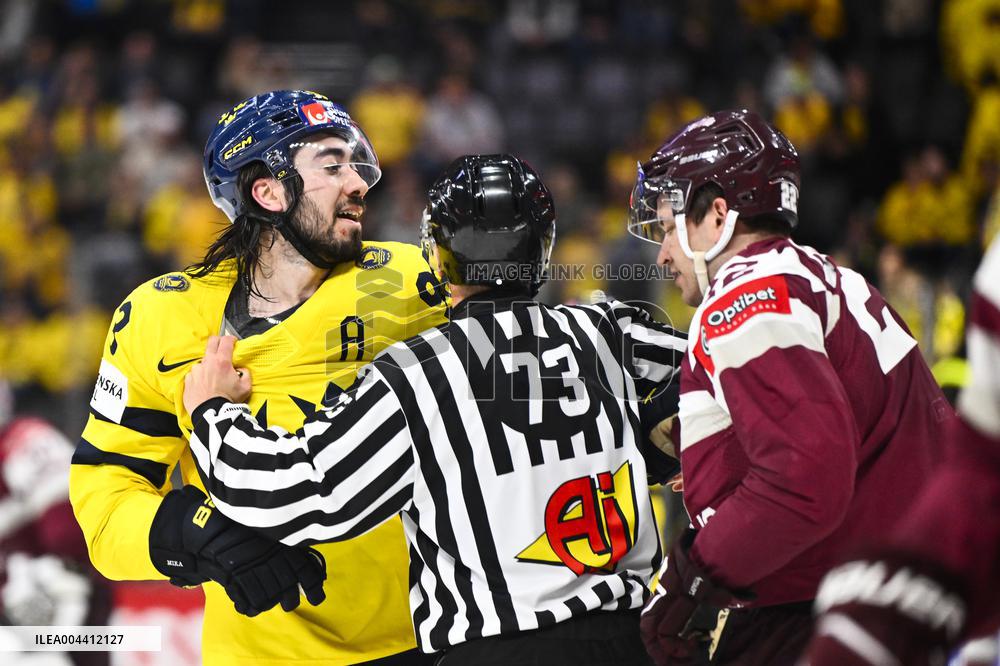 ICE HOCKEY WC LATVIA-SWEDEN