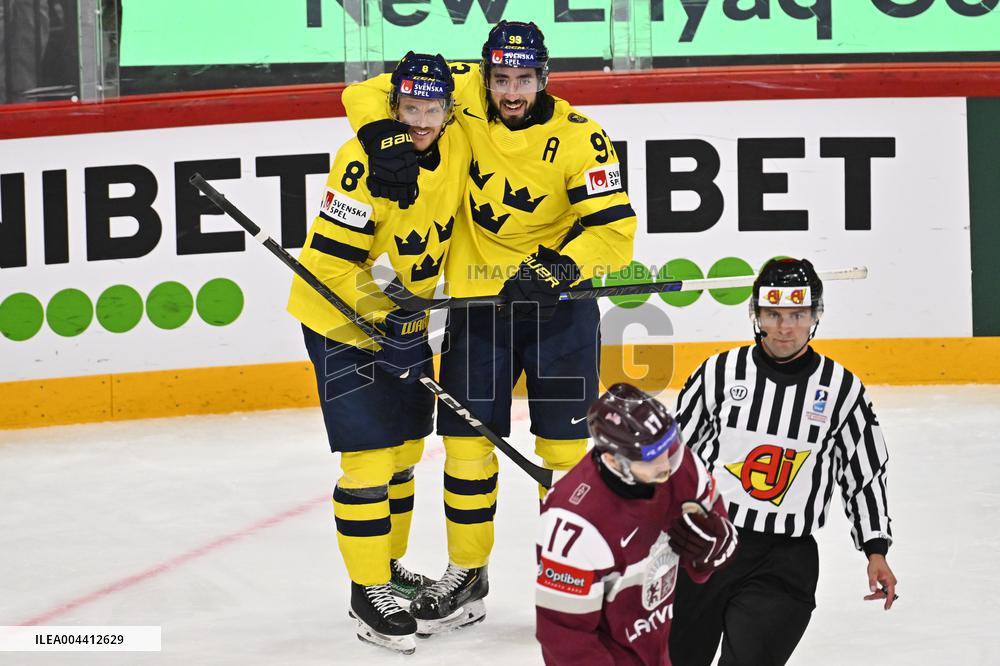 ICE HOCKEY WC LATVIA-SWEDEN