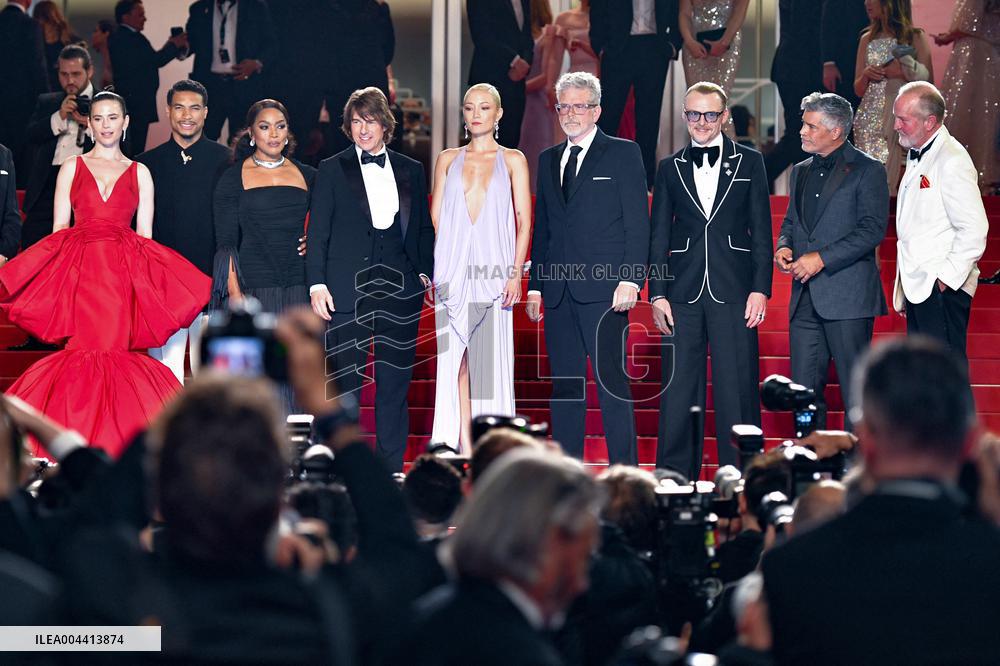 Cannes Exit Mission Impossible The Final Reckoning Screening AM