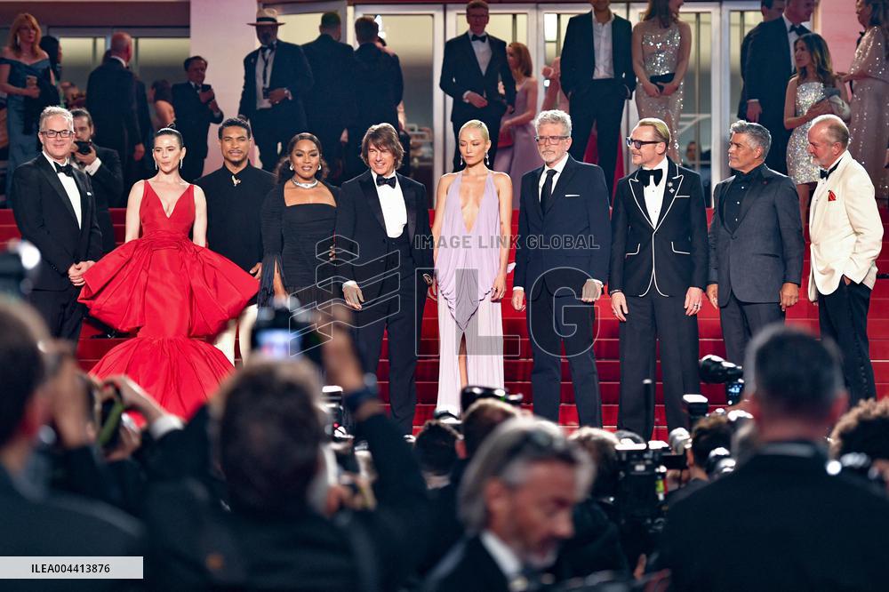 Cannes Exit Mission Impossible The Final Reckoning Screening AM