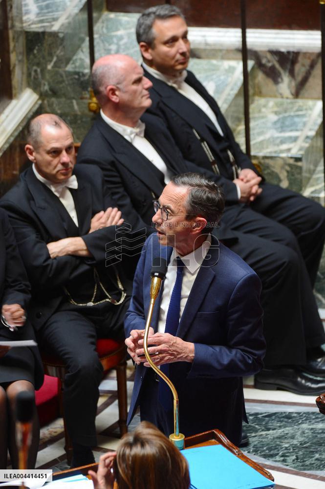 Question Session To The Government - Paris