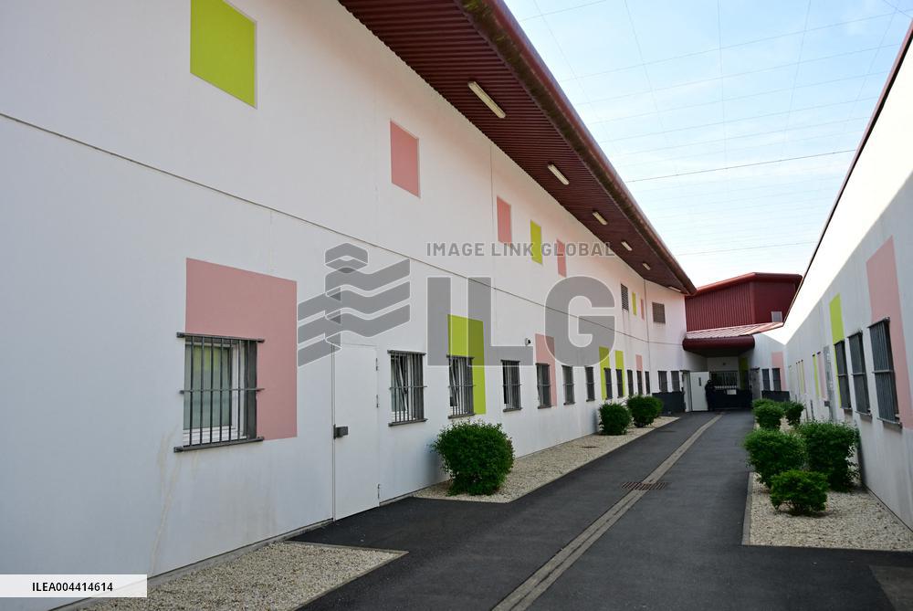 Macron And Darmanin Visit High-Security Prison Site - Northern France