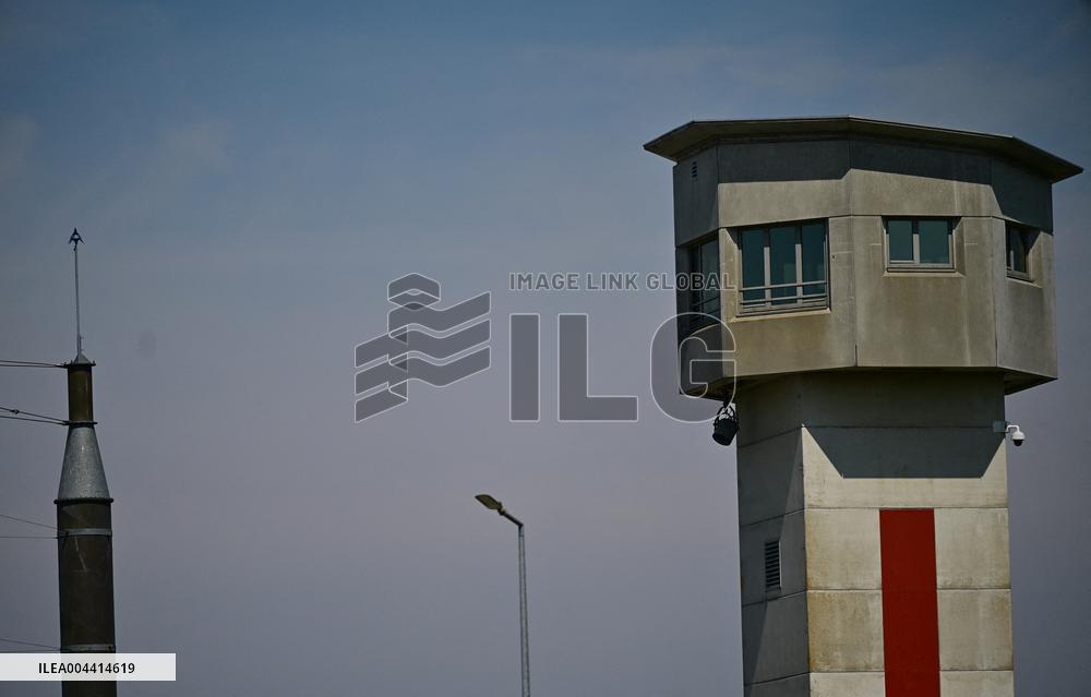 Macron And Darmanin Visit High-Security Prison Site - Northern France