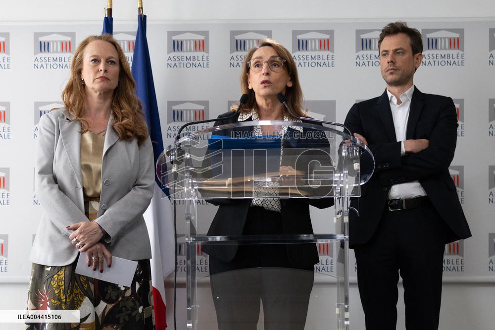 Committee of Inquiry into prevention of violence in schools gives a press conference - Paris RL