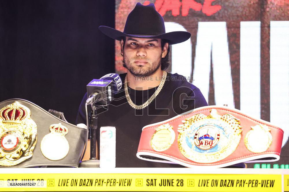 Jake Paul and Julio Cesar Chavez Jr Face Off at Press Conference - Hollywood