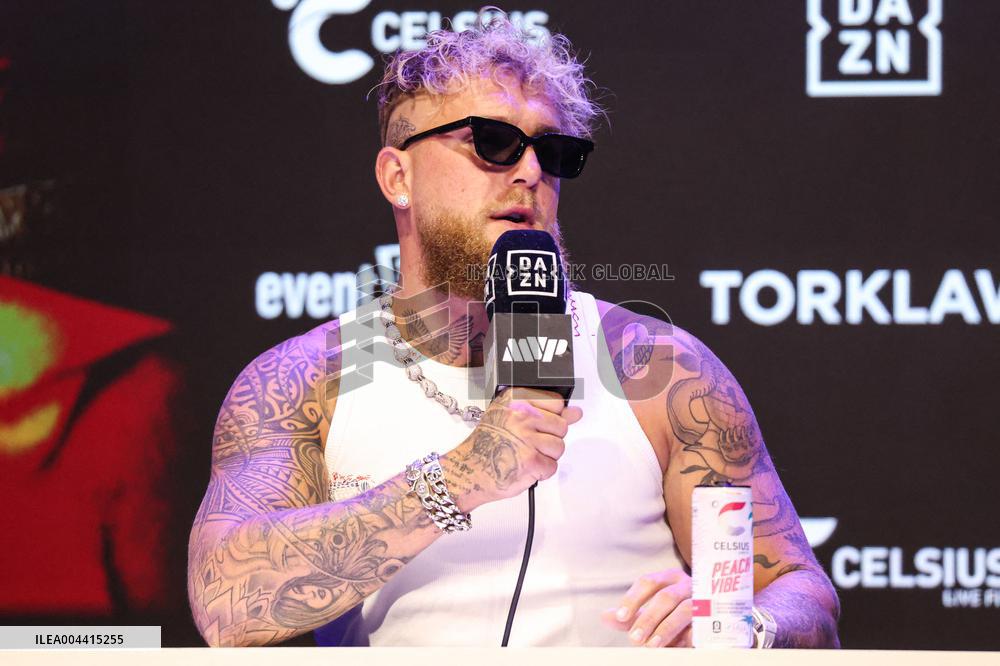 Jake Paul and Julio Cesar Chavez Jr Face Off at Press Conference - Hollywood