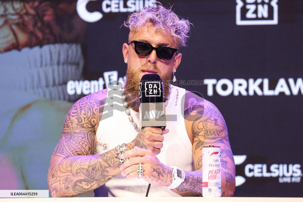 Jake Paul and Julio Cesar Chavez Jr Face Off at Press Conference - Hollywood