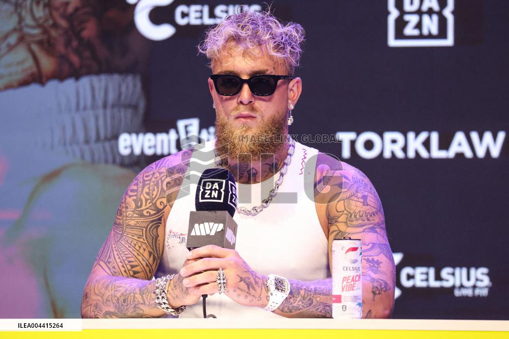 Jake Paul and Julio Cesar Chavez Jr Face Off at Press Conference - Hollywood