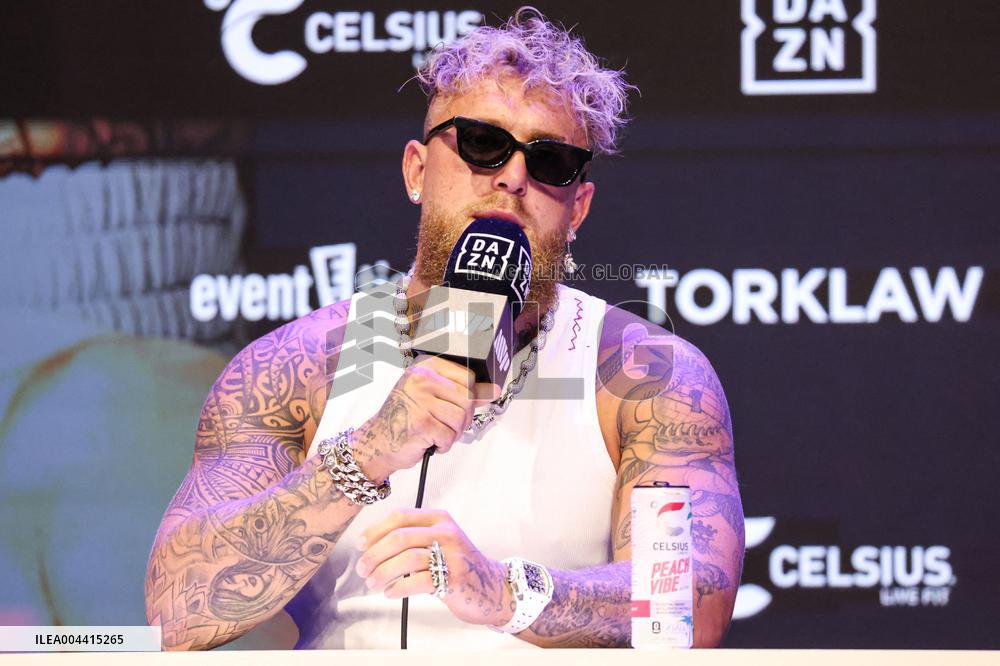 Jake Paul and Julio Cesar Chavez Jr Face Off at Press Conference - Hollywood