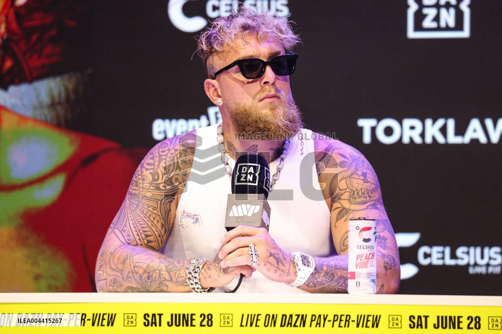 Jake Paul and Julio Cesar Chavez Jr Face Off at Press Conference - Hollywood