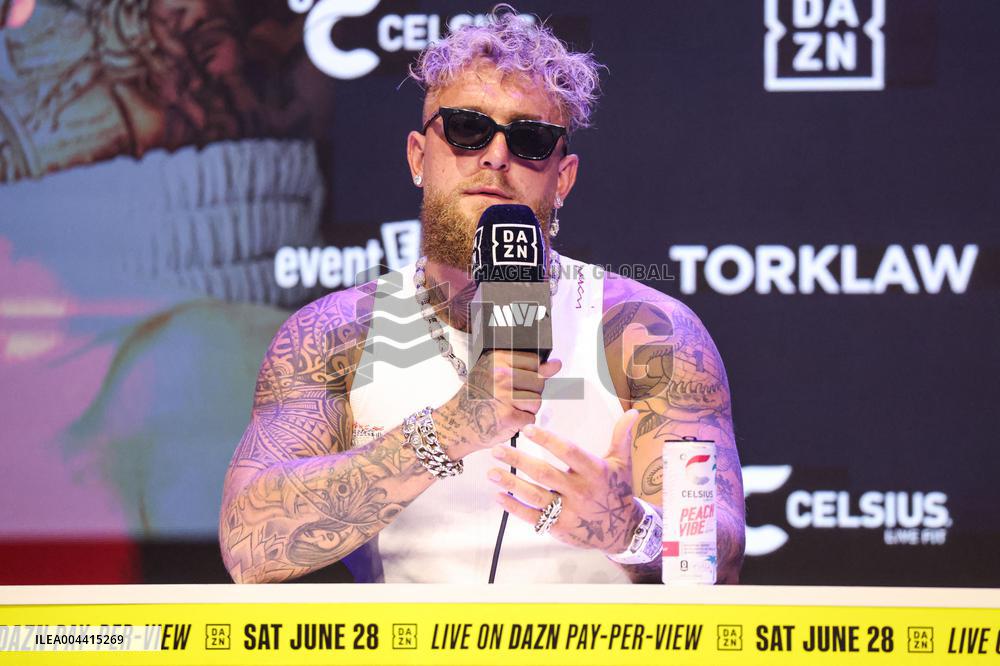 Jake Paul and Julio Cesar Chavez Jr Face Off at Press Conference - Hollywood