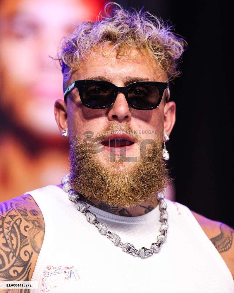 Jake Paul and Julio Cesar Chavez Jr Face Off at Press Conference - Hollywood