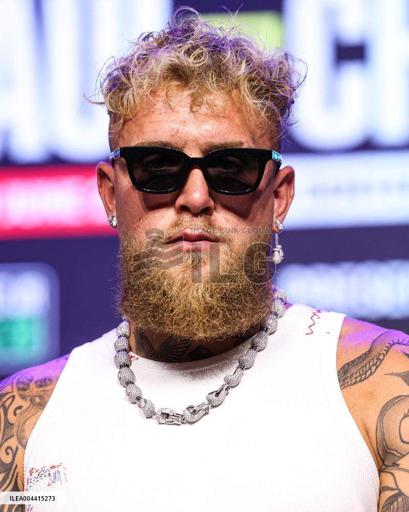 Jake Paul and Julio Cesar Chavez Jr Face Off at Press Conference - Hollywood
