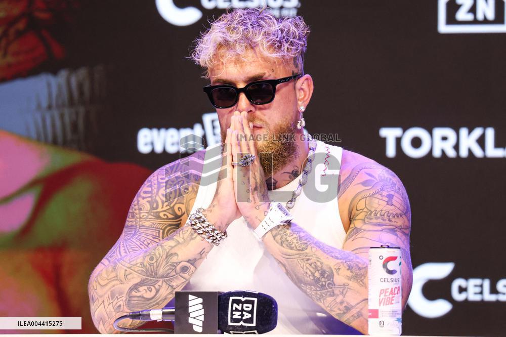 Jake Paul and Julio Cesar Chavez Jr Face Off at Press Conference - Hollywood