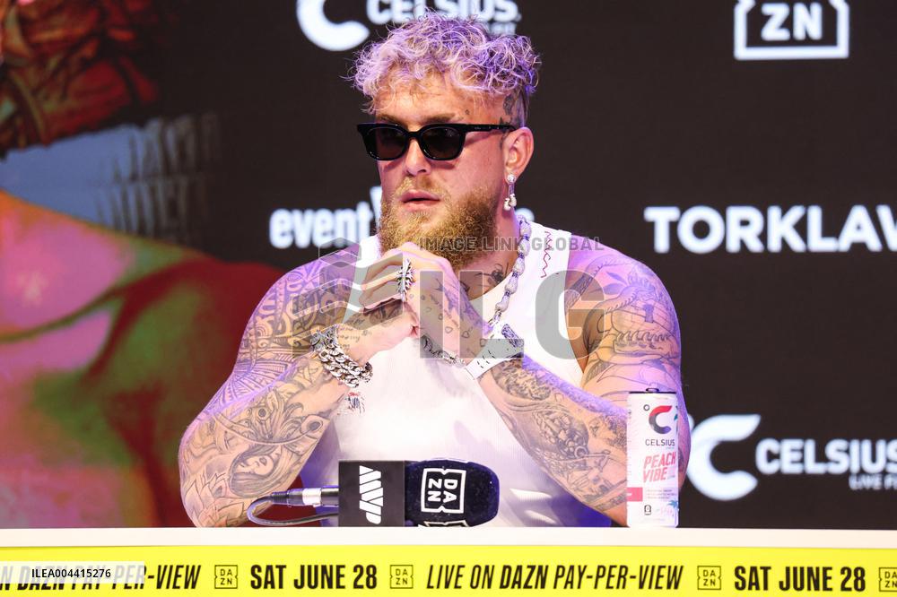 Jake Paul and Julio Cesar Chavez Jr Face Off at Press Conference - Hollywood