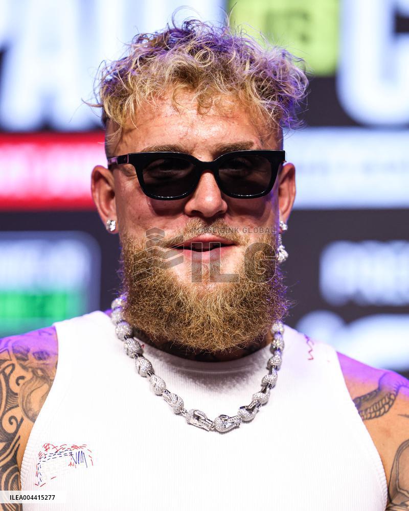 Jake Paul and Julio Cesar Chavez Jr Face Off at Press Conference - Hollywood