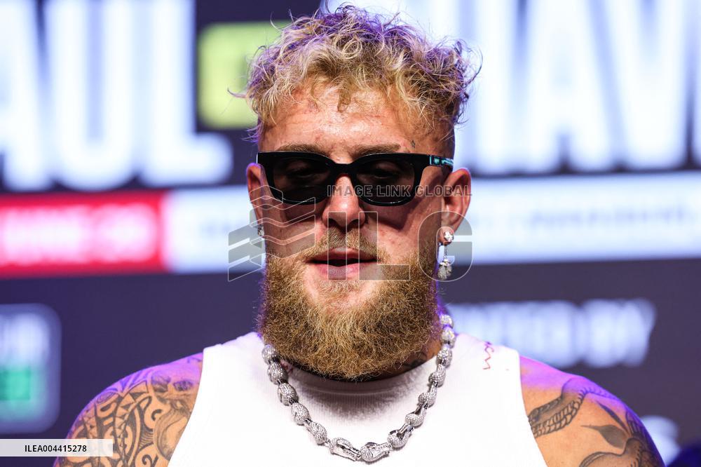 Jake Paul and Julio Cesar Chavez Jr Face Off at Press Conference - Hollywood