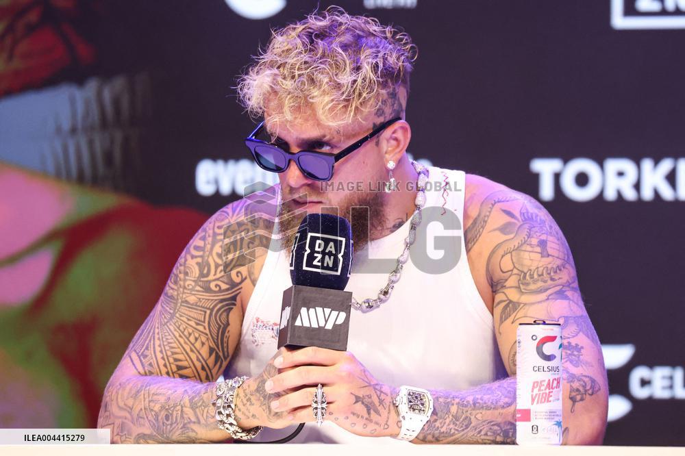 Jake Paul and Julio Cesar Chavez Jr Face Off at Press Conference - Hollywood