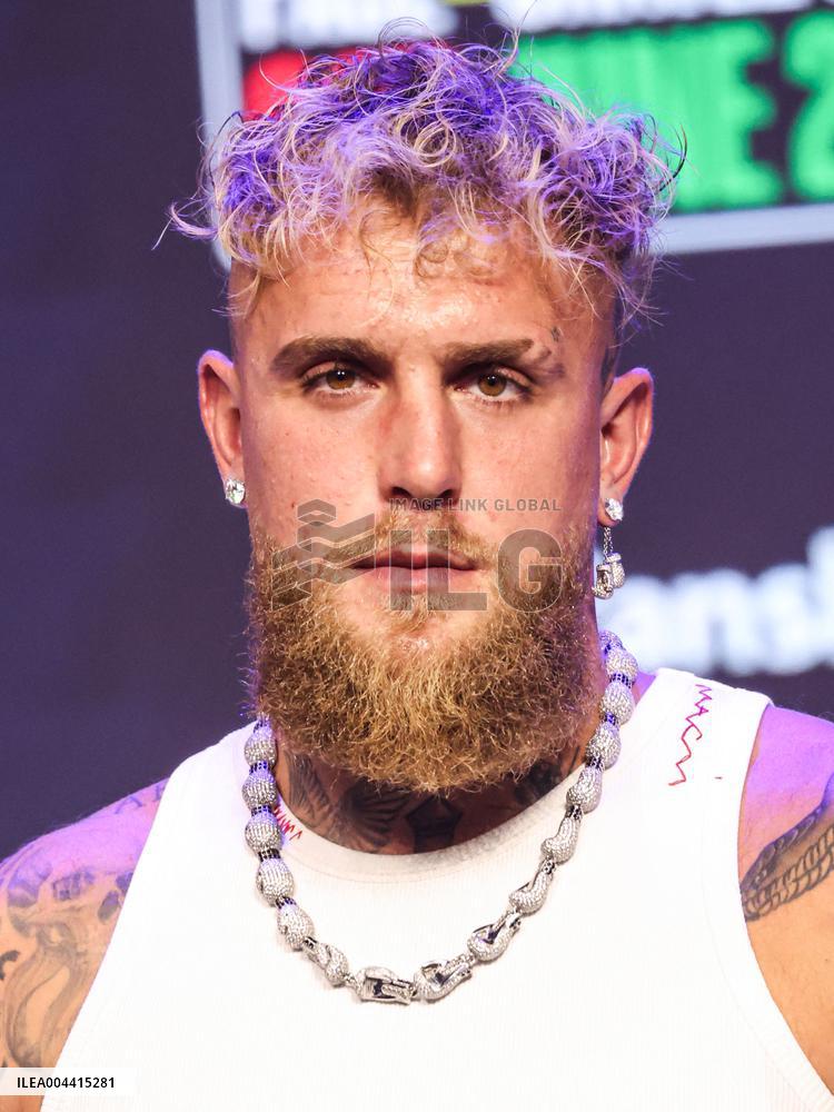 Jake Paul and Julio Cesar Chavez Jr Face Off at Press Conference - Hollywood