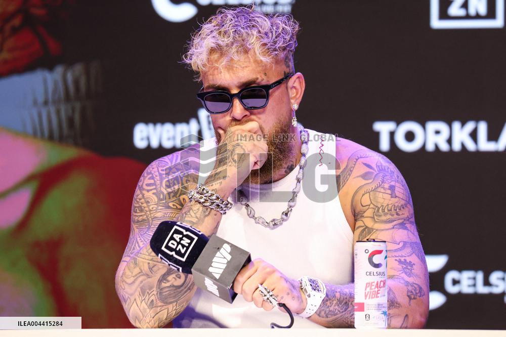 Jake Paul and Julio Cesar Chavez Jr Face Off at Press Conference - Hollywood