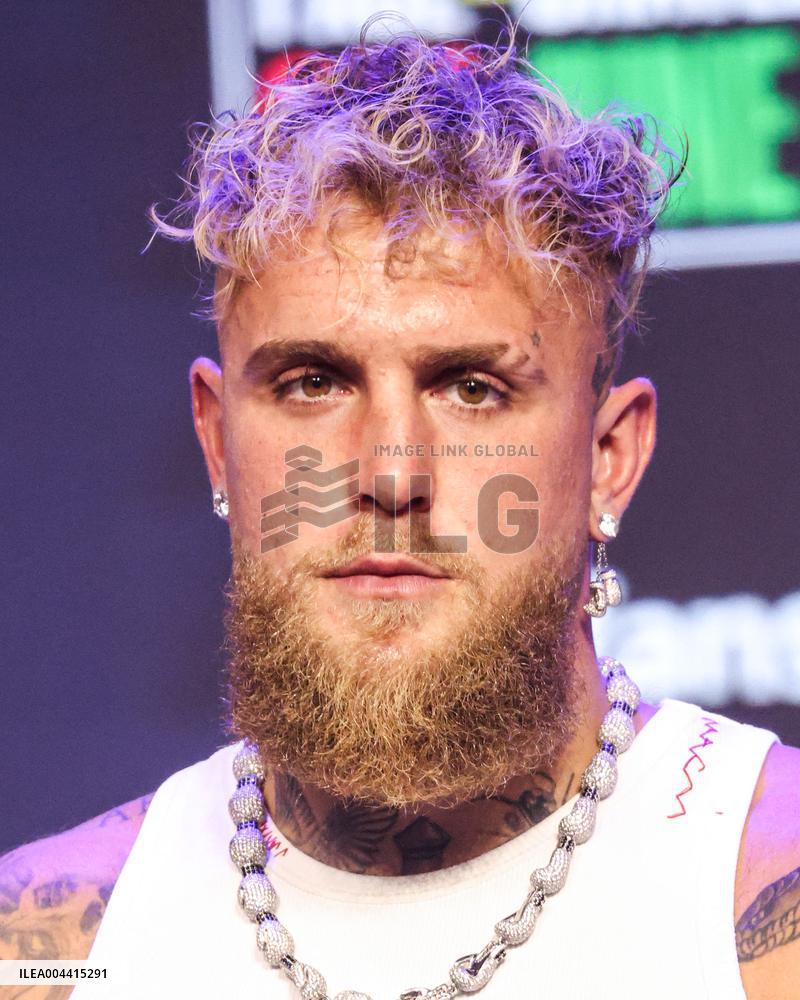 Jake Paul and Julio Cesar Chavez Jr Face Off at Press Conference - Hollywood