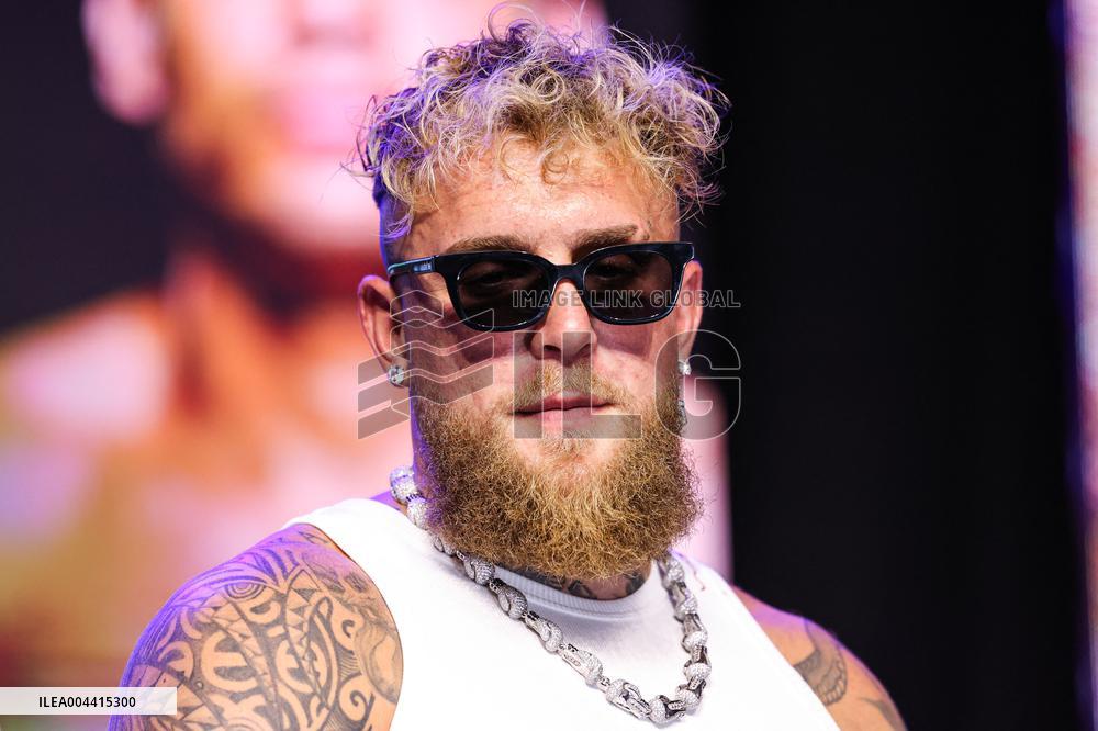 Jake Paul and Julio Cesar Chavez Jr Face Off at Press Conference - Hollywood