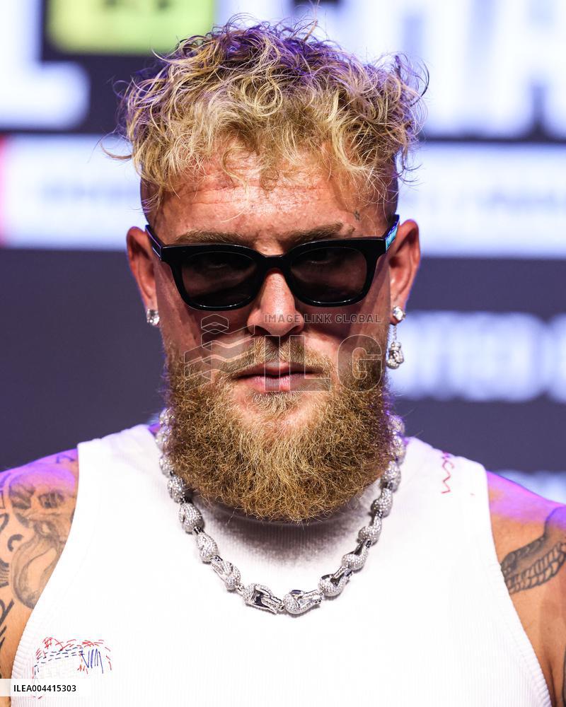 Jake Paul and Julio Cesar Chavez Jr Face Off at Press Conference - Hollywood
