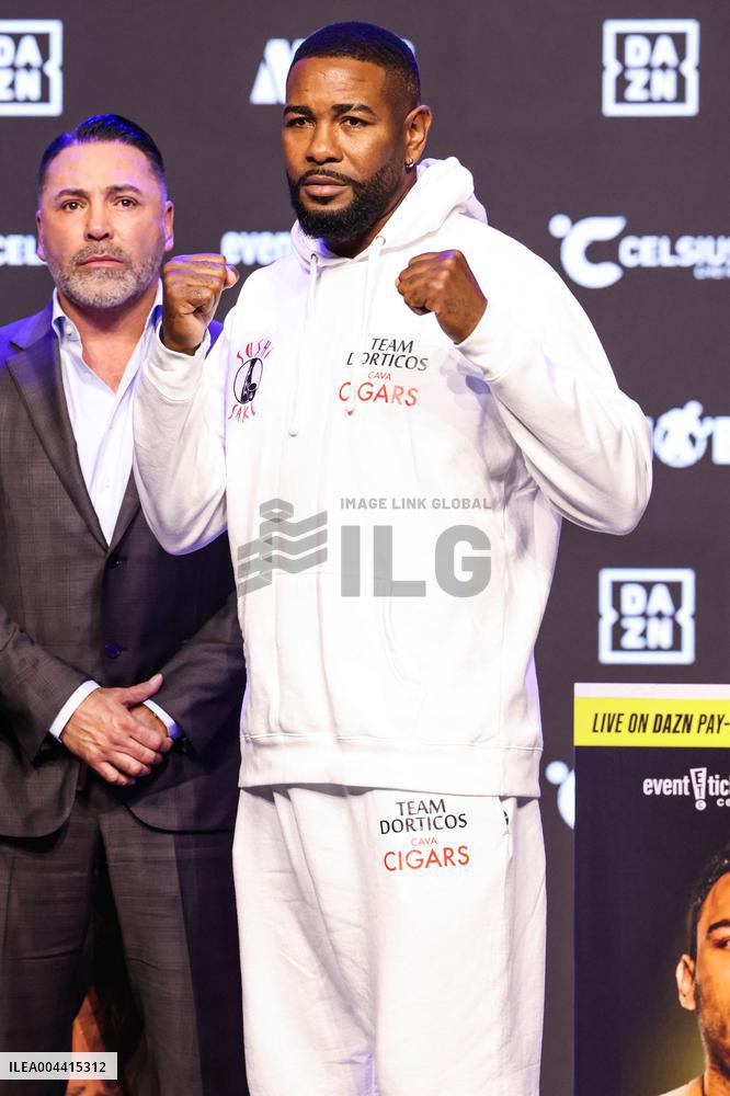 Jake Paul and Julio Cesar Chavez Jr Face Off at Press Conference - Hollywood