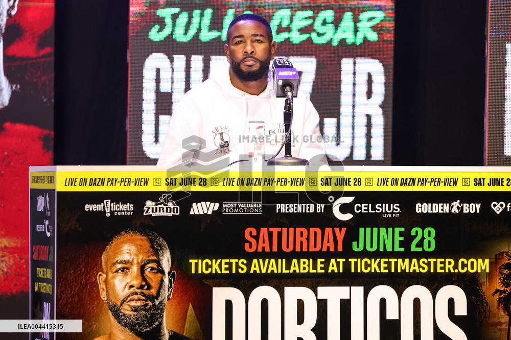 Jake Paul and Julio Cesar Chavez Jr Face Off at Press Conference - Hollywood