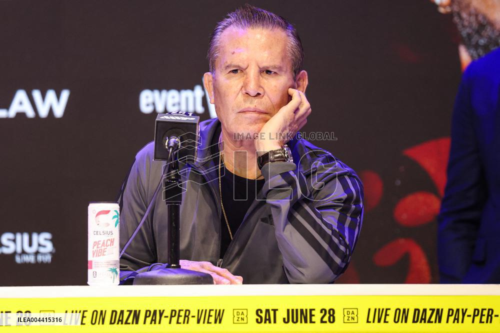 Jake Paul and Julio Cesar Chavez Jr Face Off at Press Conference - Hollywood