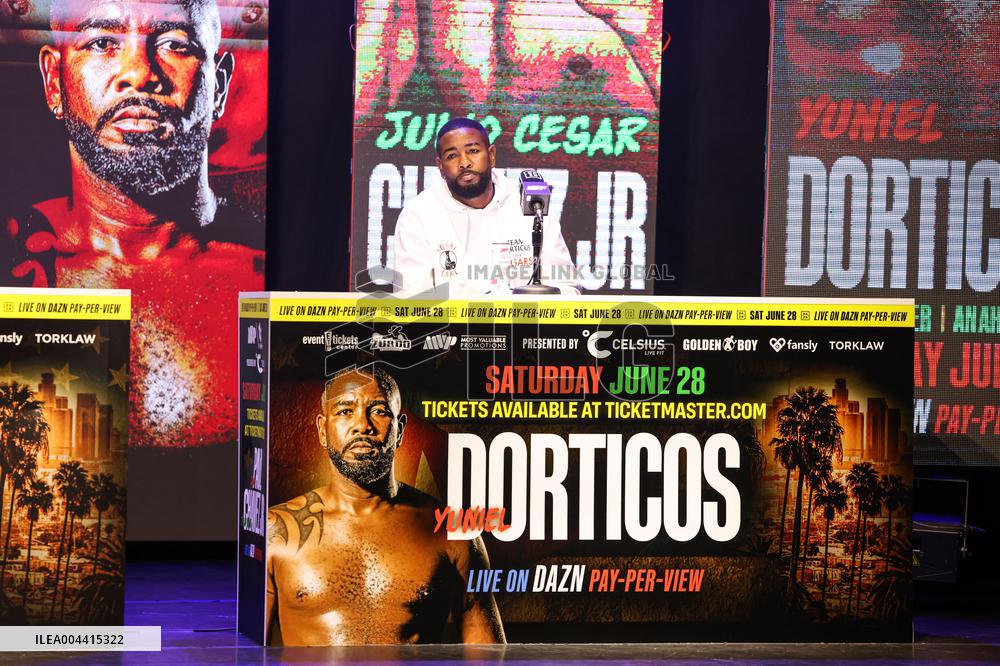 Jake Paul and Julio Cesar Chavez Jr Face Off at Press Conference - Hollywood