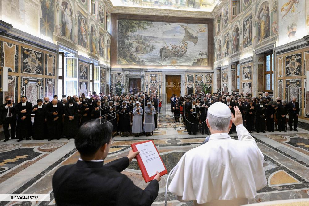 Pope Leo XIV Meets Brothers of the Christian Schools - Vatican