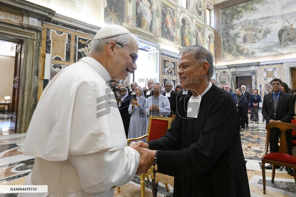 Pope Leo XIV Meets Brothers of the Christian Schools - Vatican