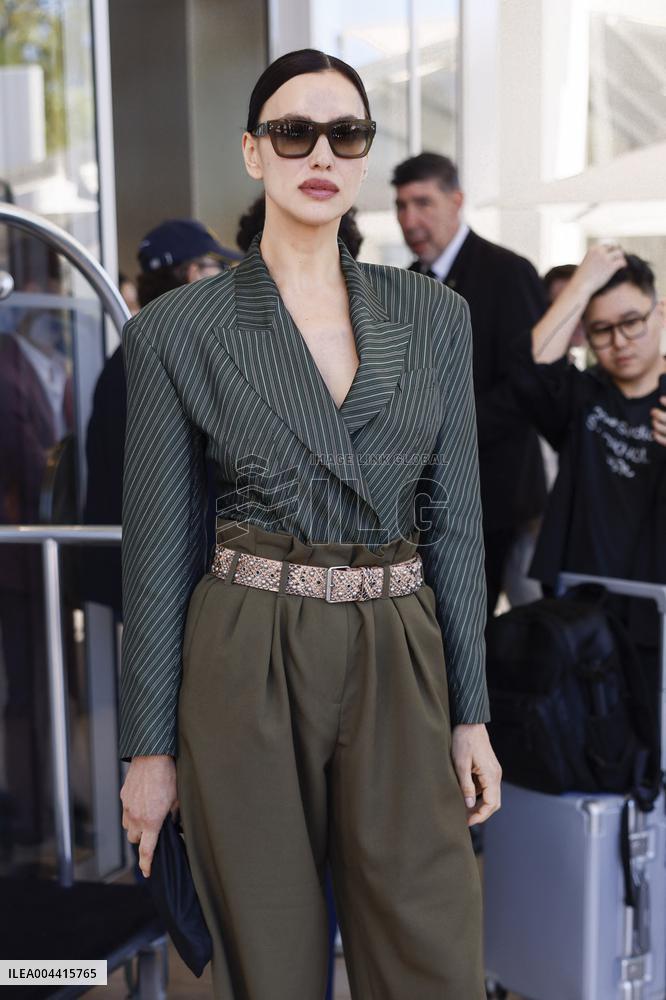 Cannes Irina Shayk out Hotel Martinez MP