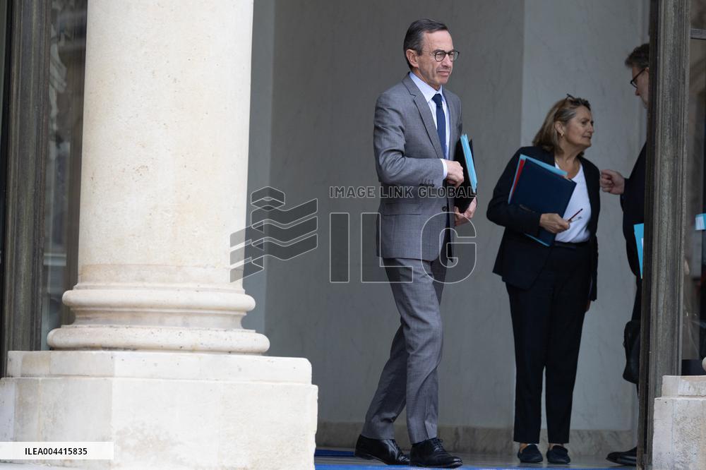 Weekly Cabinet Meeting - Paris