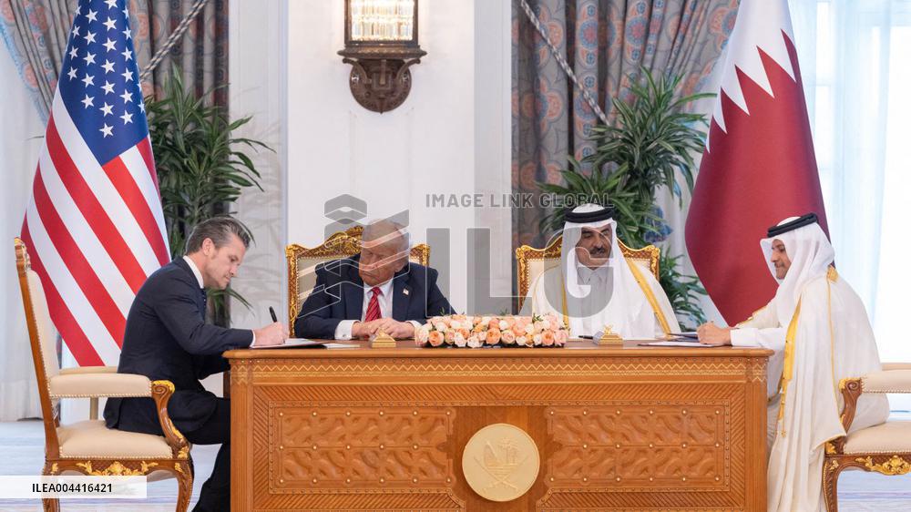 President Trump Visits Qatar