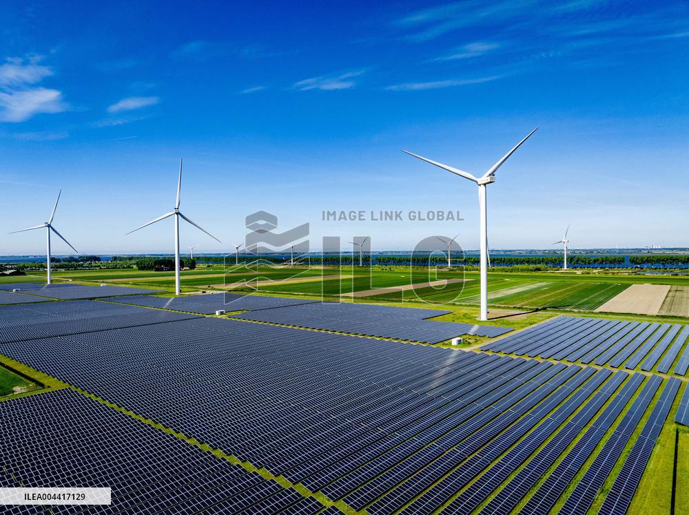 Renewable Energy Park Illustrations - Netherlands