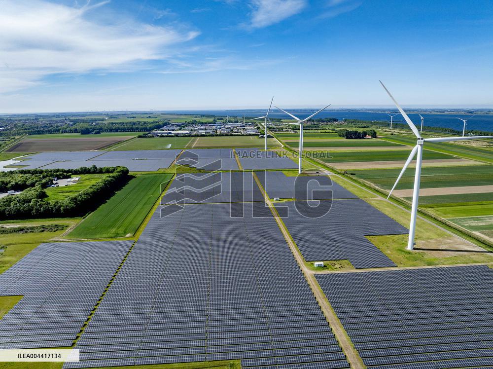 Renewable Energy Park Illustrations - Netherlands