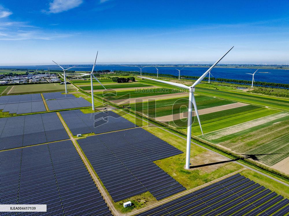 Renewable Energy Park Illustrations - Netherlands
